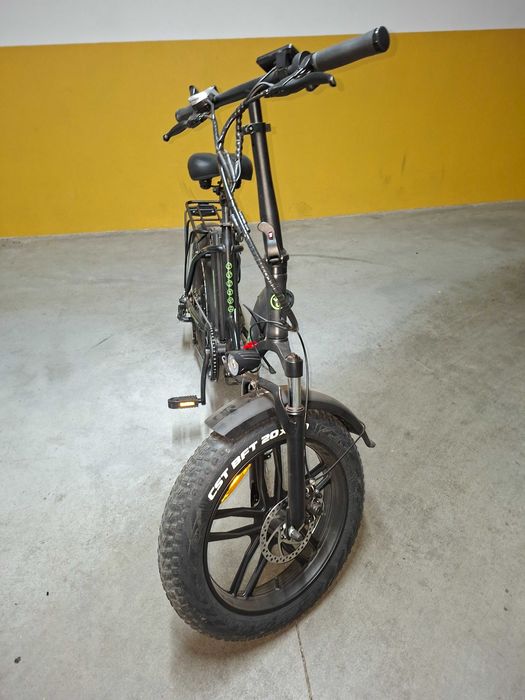 Bicicleta Elétrica dobrável Youin Texas Fat Bike 250W 45km pneus de 20"