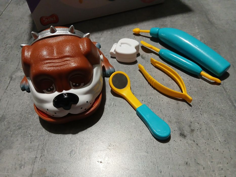 Psi dentysta zabawka ciastolina Smiki