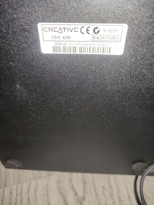 Zestaw 5 głośników plus subwoofer Creative inspire 5.1 5100.
Potencjom