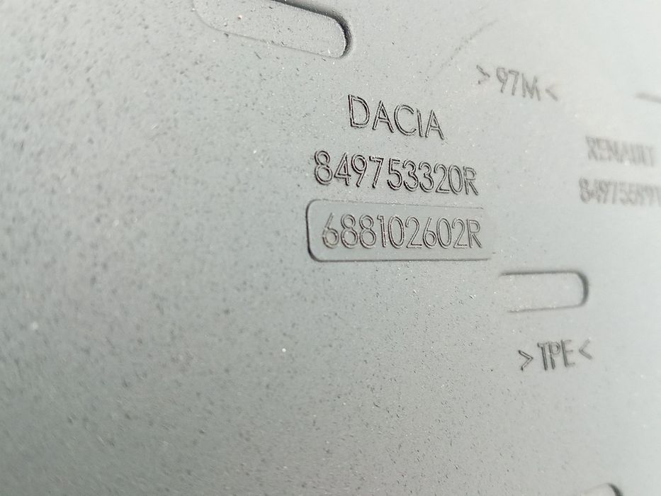 Cobertura inferior/ tapete / alcatifa da mala DACIA Sandero III