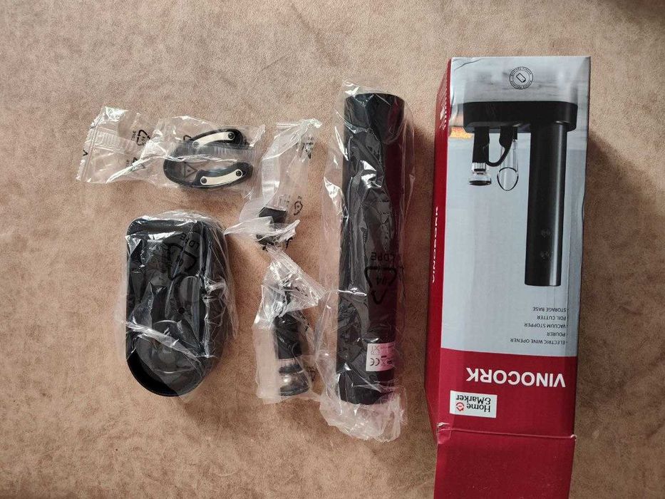 NOWY nieużywany elektryczny otwieracz do wina VINOCORK