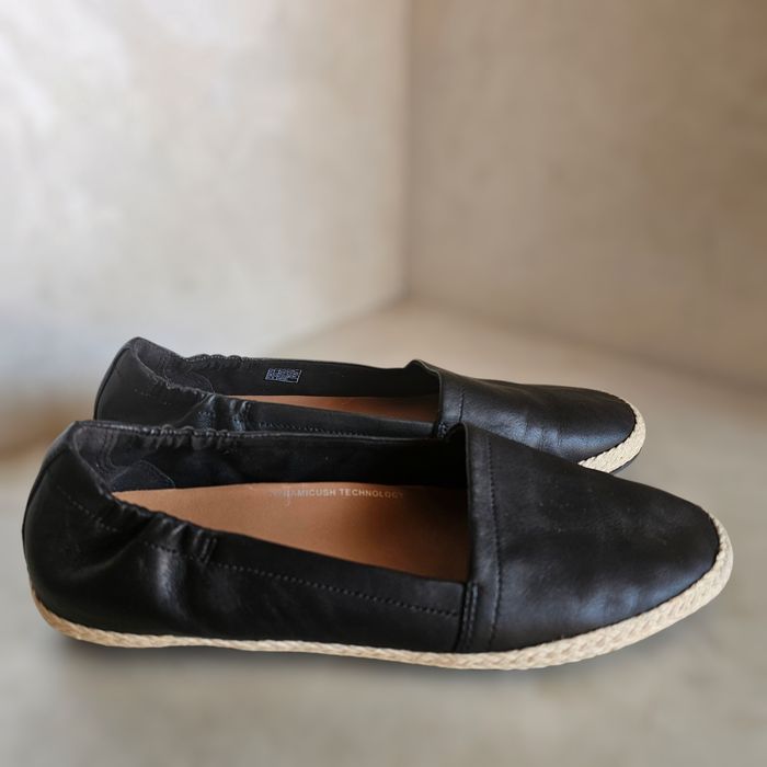 Кожаные  эспадрильи, балетки "Fitflop Siren Espadrille"