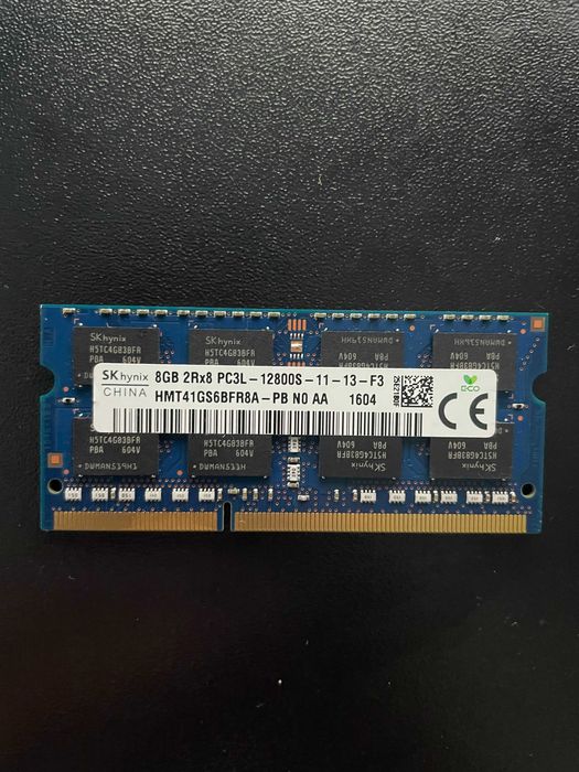 Pamięć RAM do Laptopa 8GB DDR3L 1600MHz SK Hynix PC3L SODIMM