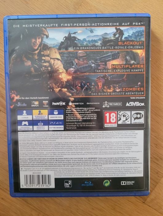 Call Of Duty Black Ops PS4