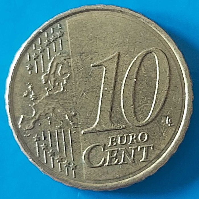 10 Cêntimos de 2022 de Espanha,  Miguel Cervantes