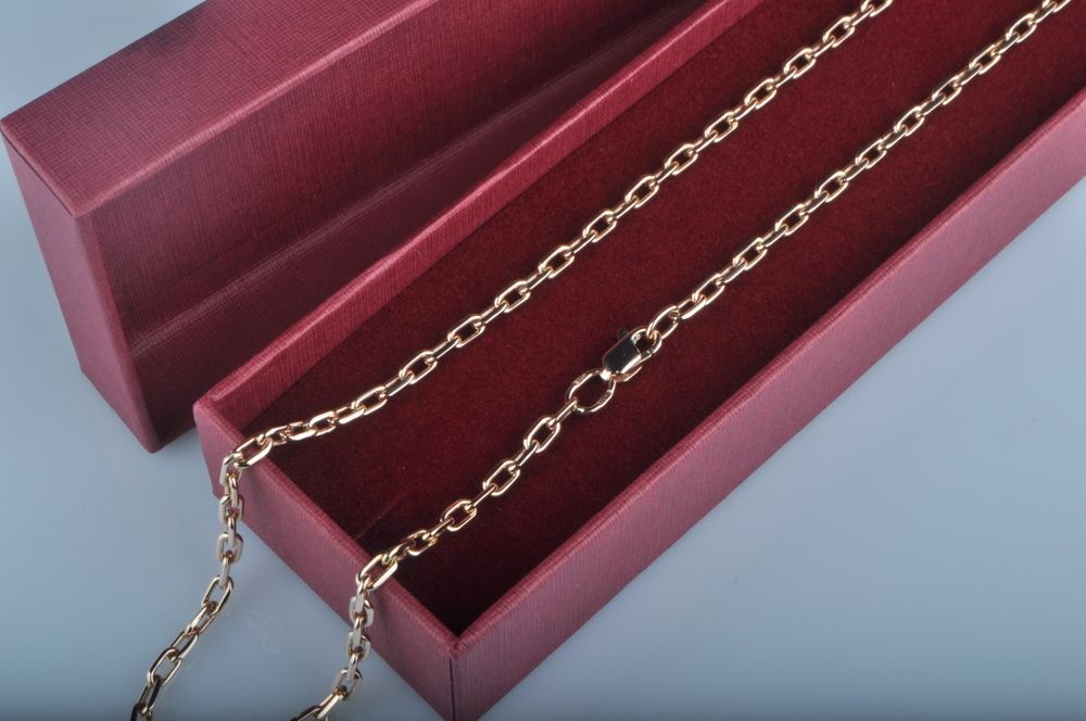 Золотая цепочка Якорная  15.27g - 60см