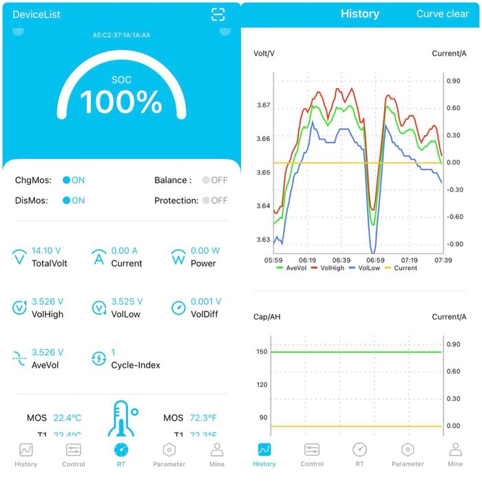 Аккумулятор LiFePo4 12V 100Ah bluetooth