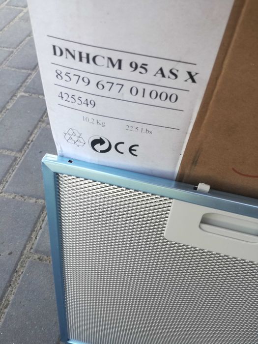 Okap ścienny NOWY Bardzo MOCNY