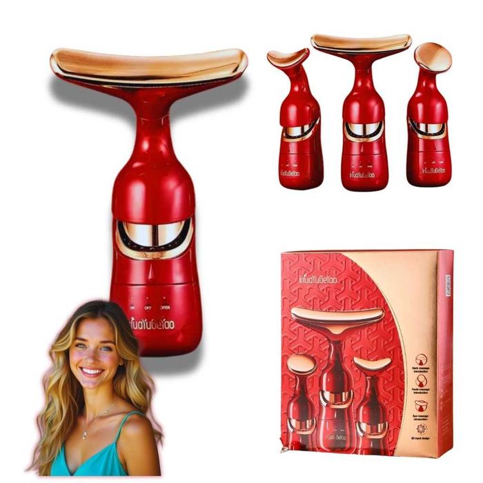 Masażer do twarzy i szyi 3W1 lifting ujędrnienie ANTI AGE PIELĘGNACJA