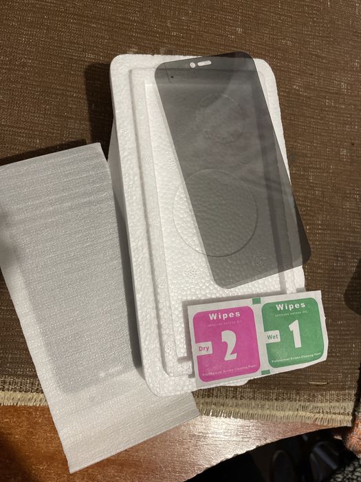 Захисне скло Iphone 12mini  2шт затемнене
