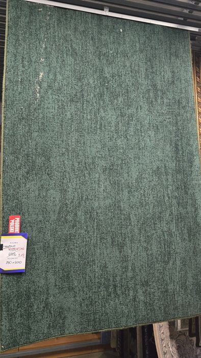 Dywan 130x200 butelkowa zieleń  welniany
