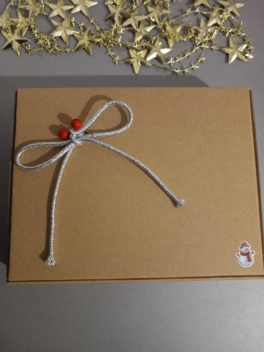 Komplet świątecznych podkładek Box na prezent