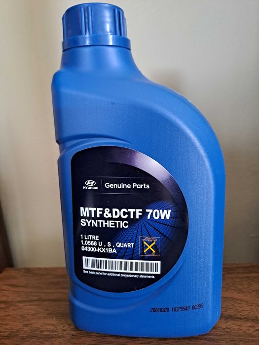 Масло в редуктор Hyundai 70W MTF DCTF 1 л