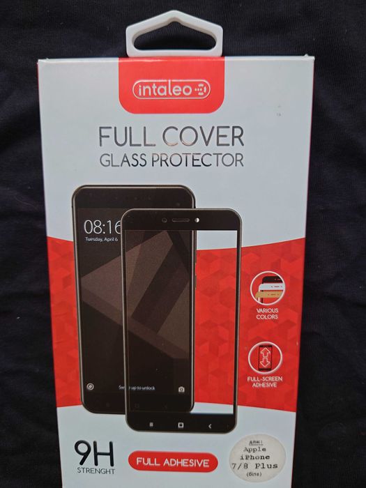 Захисне скло Intaleo Full Glue для Apple iPhone 7/8 Plus White