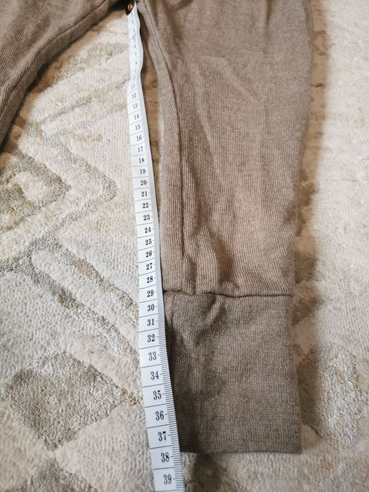 Spodnie baggy merino wool 4 lata, cappuccino