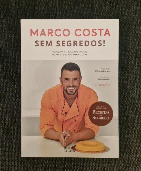 2 Livros de receitas do Marco Costa