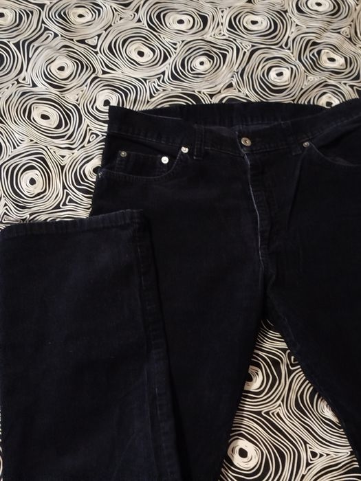 Czarne klasyczne męskie sztruksy XXL Joy Jeans 35 35