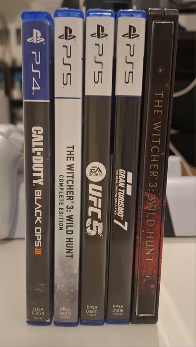 Gry PS5: Wiedźmin 3 Steelbook, COD BO3. Idealne