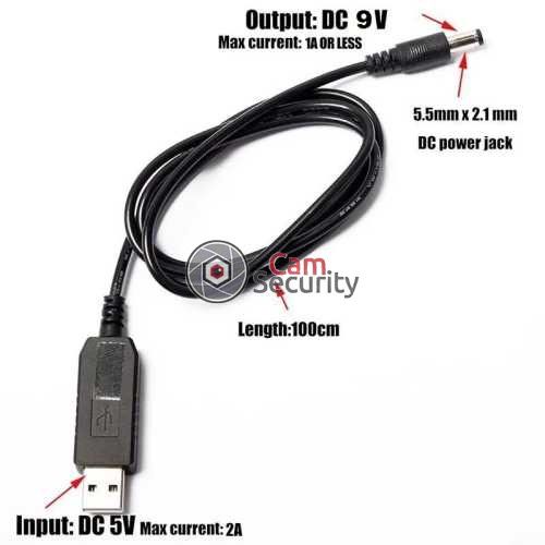 Кабель для роутера 9V та 12