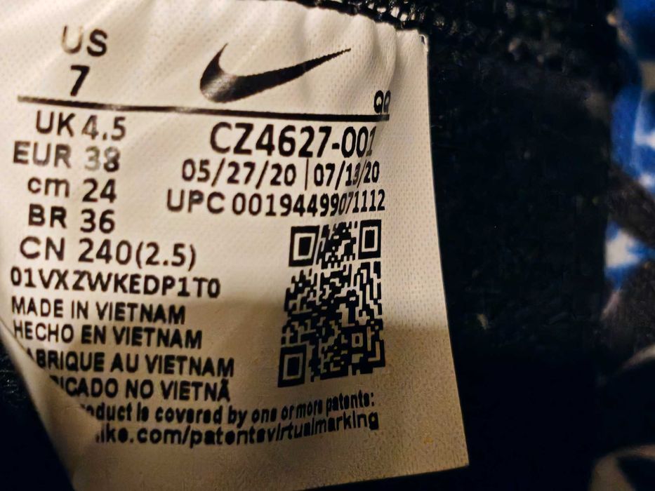 Кроссовки /кеды кожаные Nike оригинал размер-38 стелька-24см