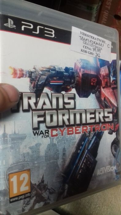 Transformers war of cybertron ps3, sklep tychy, wymiana