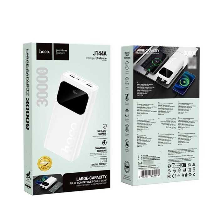 Павербанк 30000mAh Hoco J144A Power Bank 30000 Швидка зарядка Оригінал