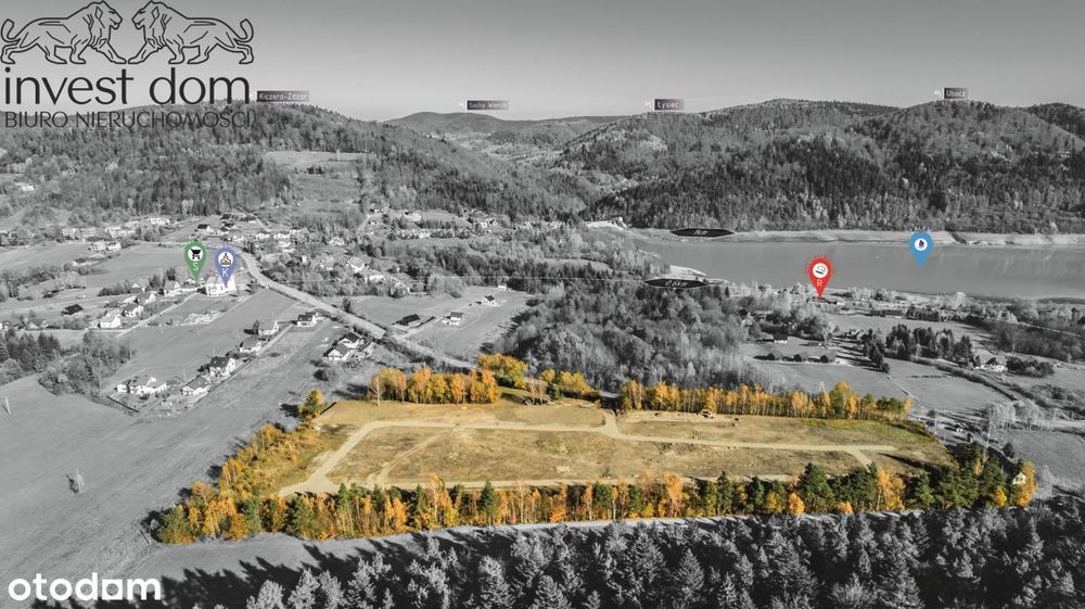 Działki z potencjałem nad Jeziorem Klimkówka – bud - Widok 2