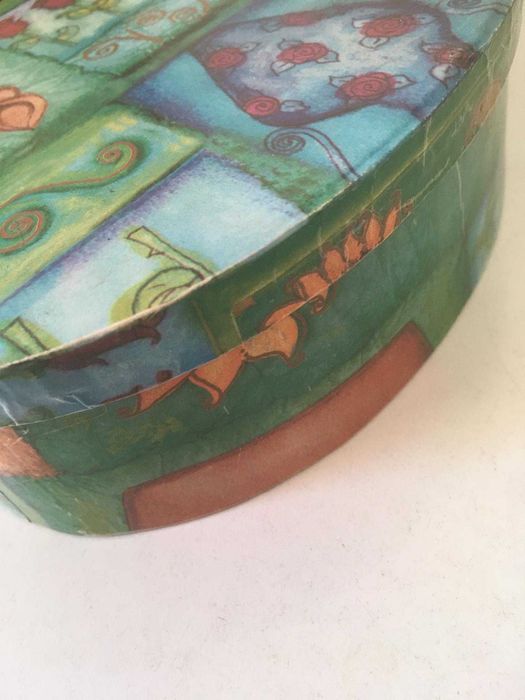 Conjunto de 8 Caixas com Padrão Esverdeado64585231339650123