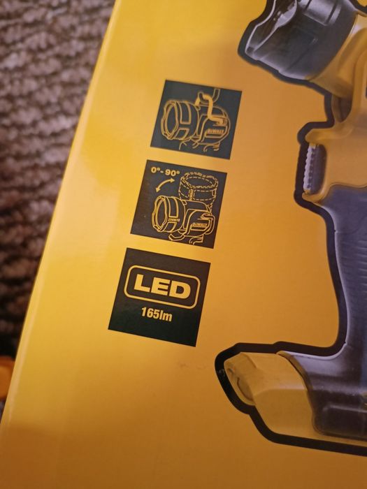 Dewalt dcl040 ліхтар фонарь фонарик деволт 165 люмен dcl043 dcb090