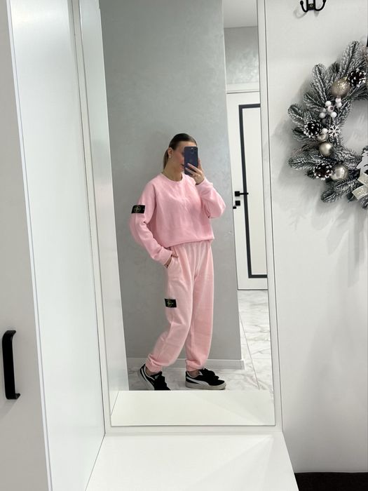 ОЛХ ДОСТАВКОЮ Рожевий світшот Stone Island | Аунтефік ОЛХ ДОСТАВКОЮ!