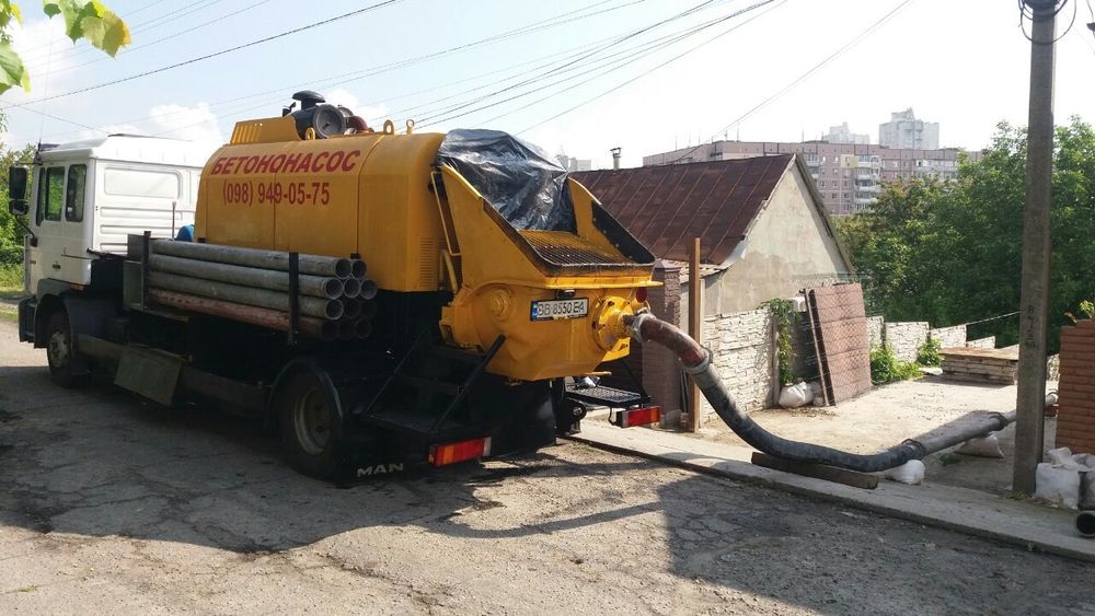 Аренда бетононасоса 40м, 37м, 28м, стационарный аренда + Бетон.