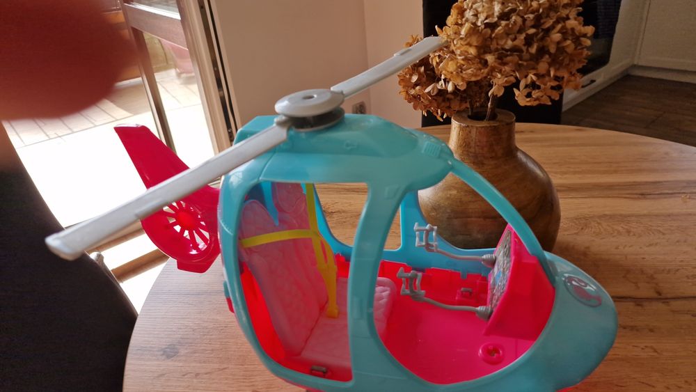 Helikopter Barbie – Błękitno-Różowy (Mattel)