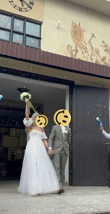 Śliczna suknia ślubna rozmiar S