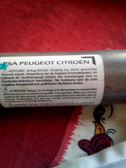 Airbag cortina Peugeot 807 e Citroen C8