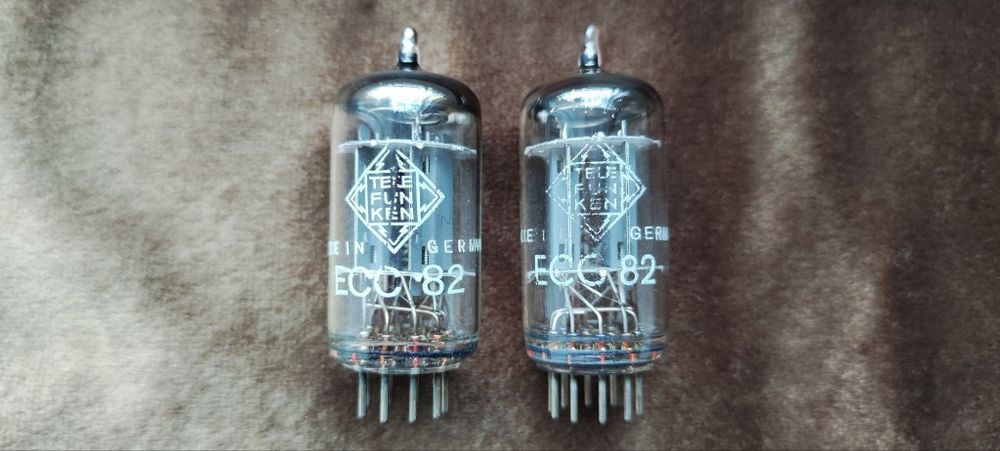 Радиолампы ECC83/ECC82 Telefunken, Brimar, Siemens