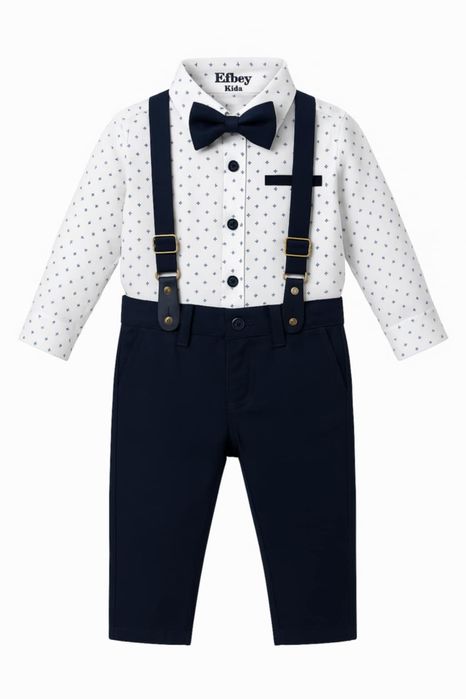 Elegancki komplet dla chłopca 4 części uroczystości