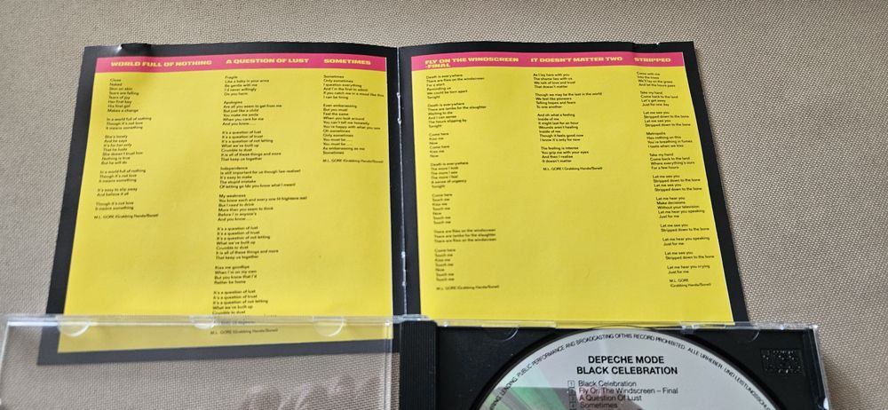 Depeche Mode - Black Celebration.