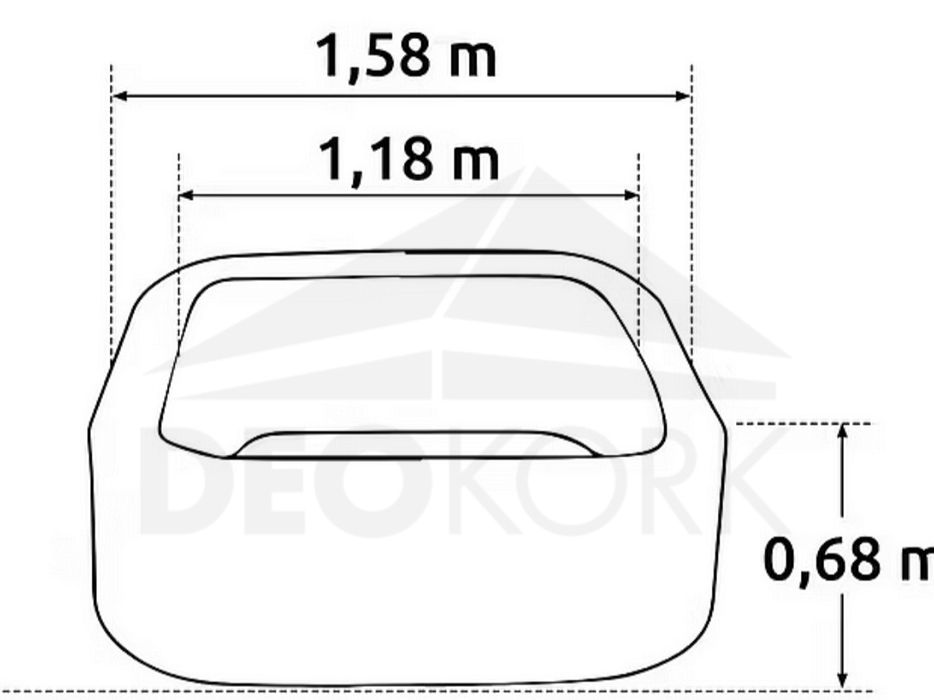 Jacuzzi Mspa podgrzewane z hydromasażem