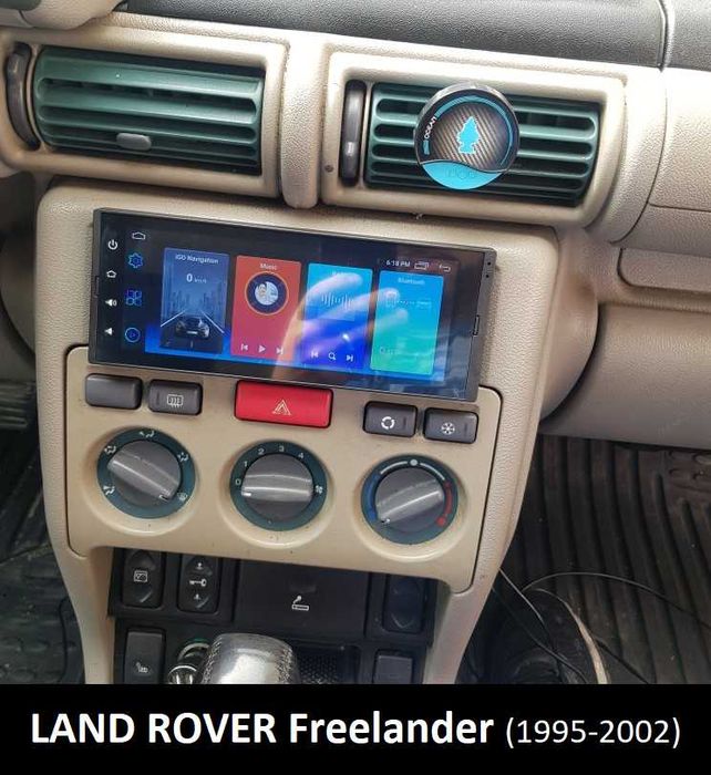 Rádio 1DIN • LAND ROVER • Defender / Freelander / Discovery • Android