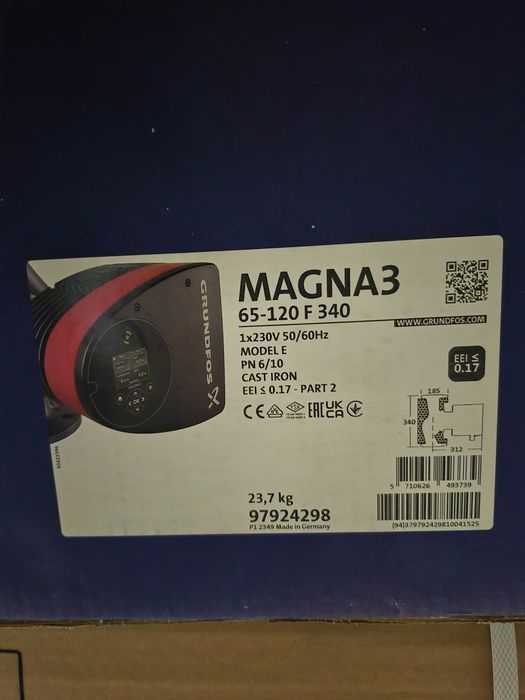 Magna3 65-120 f 340 Nowa Pompa