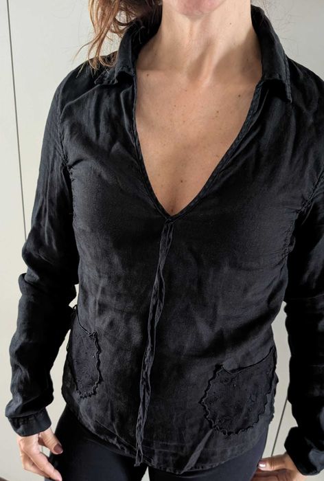 Blusa preta da Salsa