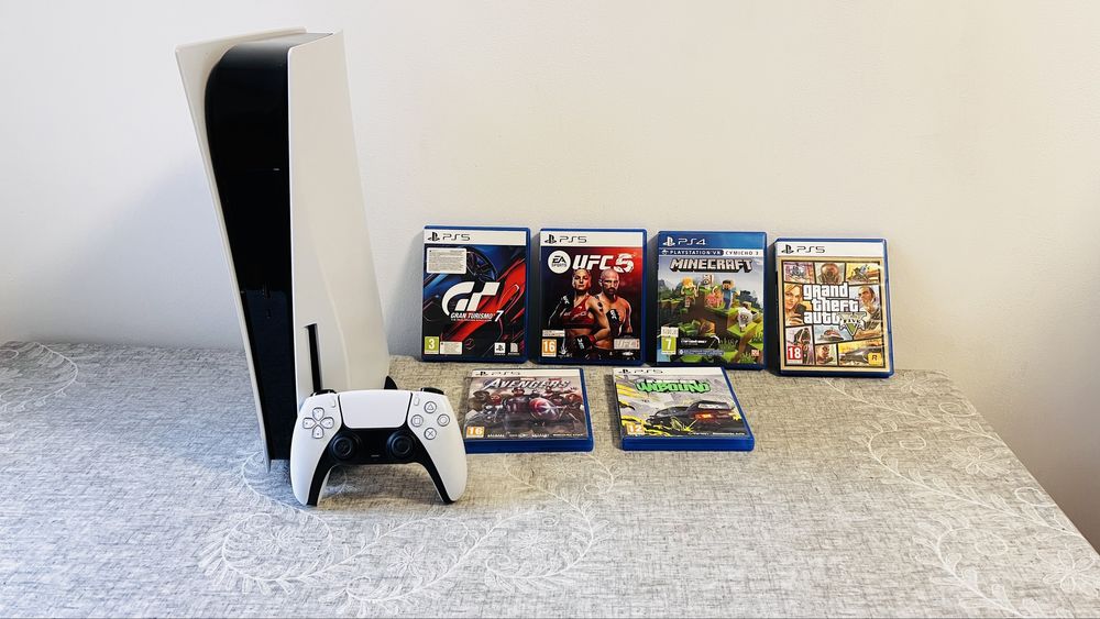 Пс5 блю рей 825 гіг з іграми