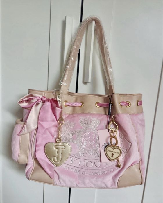 Torebka Juicy Couture Daydreamer Baby Pink Shopper Bag