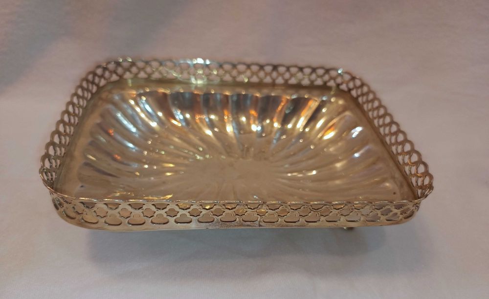 Salva Cesta Bandeja Prata