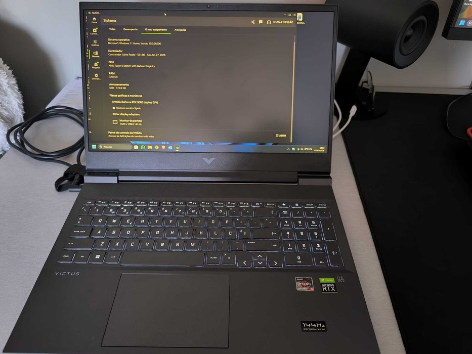 Portátil Gaming Victus By Hp **RTX 3060, 32GB RAM**