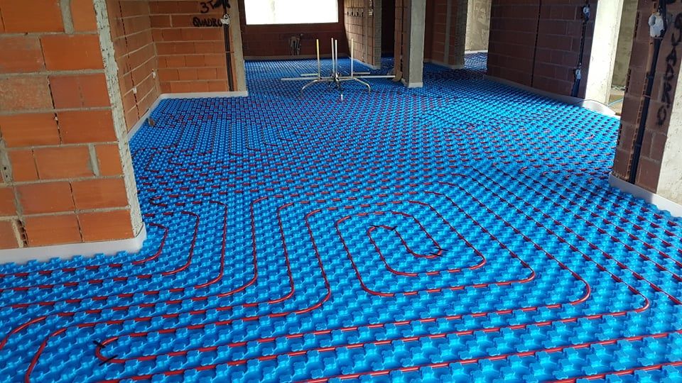 Pavimento radiante hidráulico