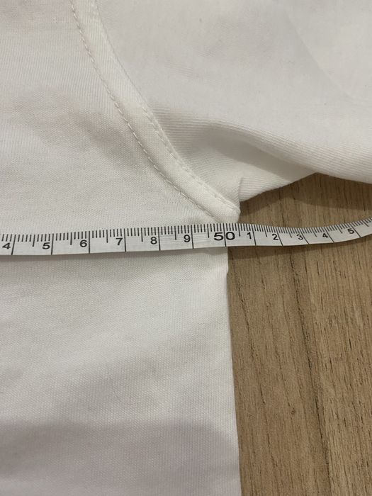 Kalhari S 164 cm bluzka długi rękaw biała nowa kołnierzyk