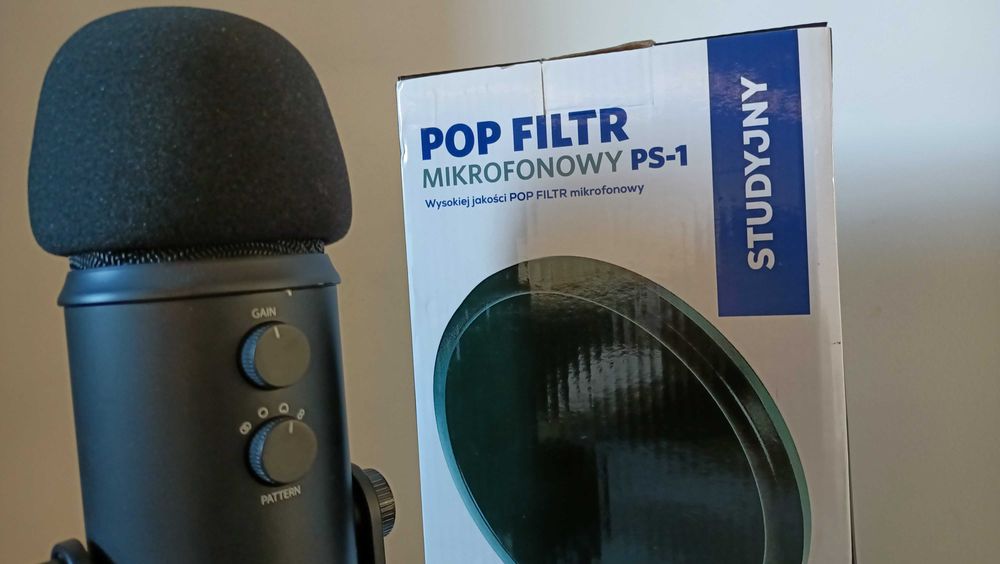 Mikrofon i POP Filtr