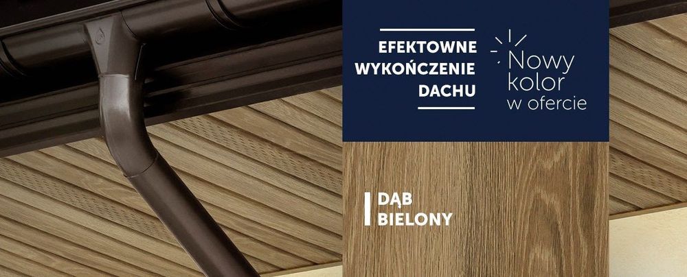 Podbitka Dachowa Stalowa Budmat Kolory Drewnopodobne