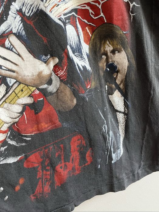 T-shirt Vintage Iron Maiden 1993 Tour em Itália